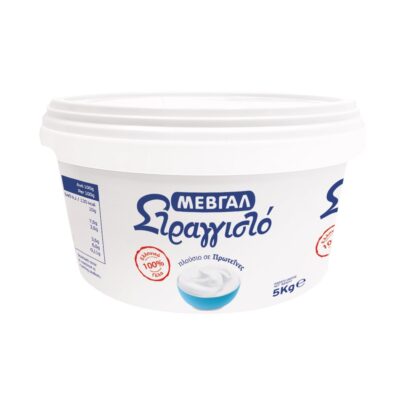 Yogurt Greek Single Strained 10% | Mevgal - 5kg (pcs)