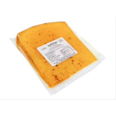 Cheese Yellow Graviera with Turmeric | Kostarelos - 250g (pcs)
